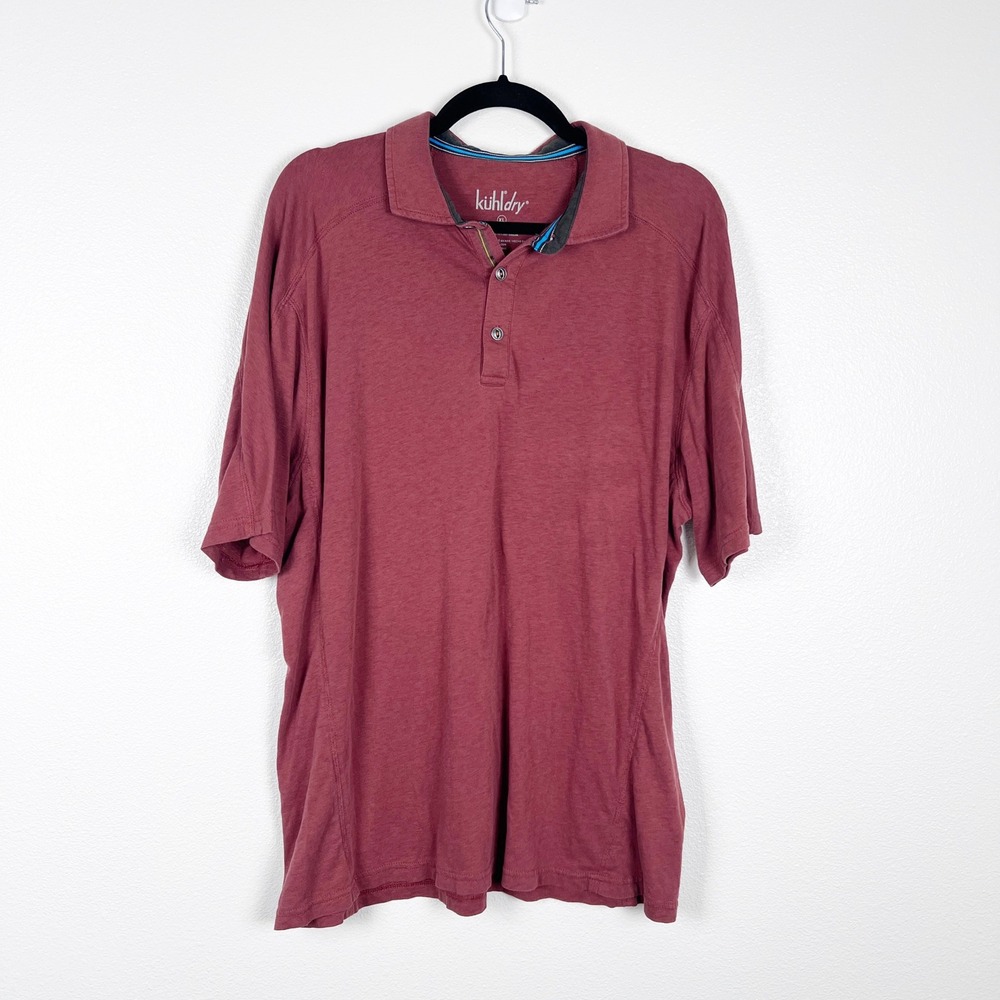 Kuhl Dry Men's Short Sleeve Polo Sz XL
